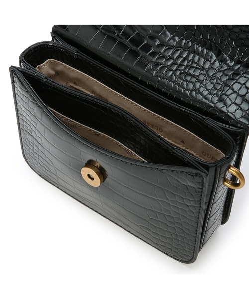 Guess(ゲス)の「RETOUR Mini Top Handle Crossbody(ショルダーバッグ・レディース・ブラック・ONE SIZE)」の6枚目の写真