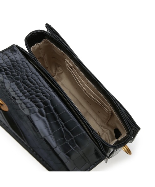 Guess(ゲス)の「RETOUR Mini Top Handle Crossbody(ショルダーバッグ・レディース・ブラック・ONE SIZE)」の8枚目の写真