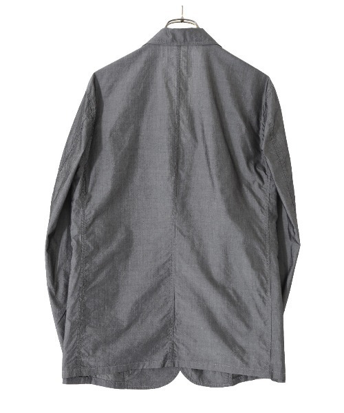GOLD（ゴールド）の「GOLD / ゴールド：COTTON / SILK CHAMBRAY TAILORED JACKET：22A-GL15044[MUS]（テーラードジャケット・メンズ・ブラック・L）」の13枚目の写真