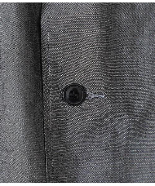 GOLD（ゴールド）の「GOLD / ゴールド：COTTON / SILK CHAMBRAY TAILORED JACKET：22A-GL15044[MUS]（テーラードジャケット・メンズ・ブラック・L）」の11枚目の写真