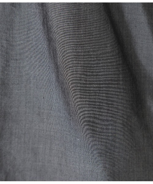 GOLD（ゴールド）の「GOLD / ゴールド：COTTON / SILK CHAMBRAY TAILORED JACKET：22A-GL15044[MUS]（テーラードジャケット・メンズ・ブラック・L）」の8枚目の写真