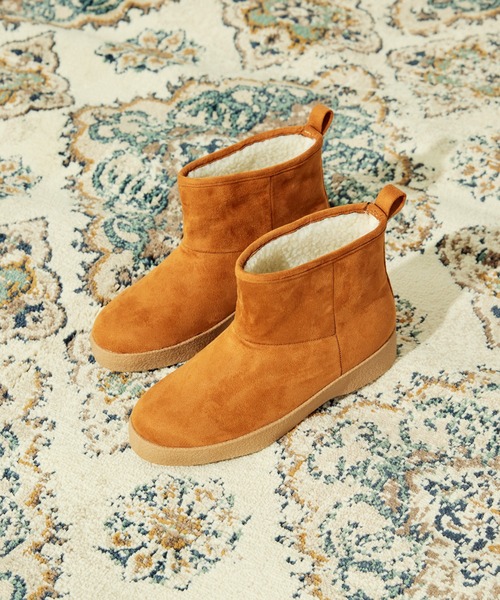 AMERICAN HOLIC（アメリカンホリック）の「【WEB限定】インボアブーツ（ブーツ・レディース・ブラック/キャメル・S/M/L）」の2枚目の写真