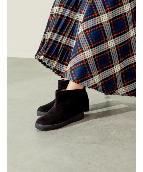 AMERICAN HOLIC（アメリカンホリック）の「【WEB限定】インボアブーツ（ブーツ・レディース・ブラック/キャメル・S/M/L）」の5枚目の写真