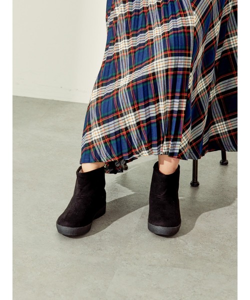 AMERICAN HOLIC（アメリカンホリック）の「【WEB限定】インボアブーツ（ブーツ・レディース・ブラック/キャメル・S/M/L）」の3枚目の写真