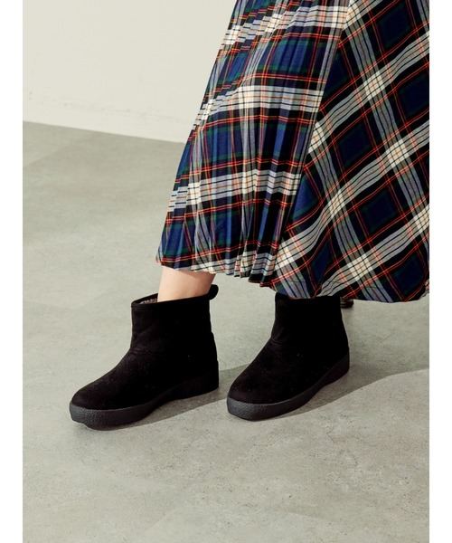 AMERICAN HOLIC（アメリカンホリック）の「【WEB限定】インボアブーツ（ブーツ・レディース・ブラック/キャメル・S/M/L）」の6枚目の写真