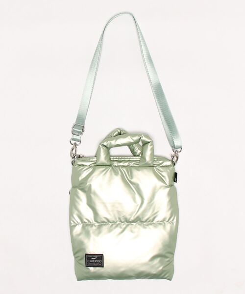 ROOTOTE（ルートート）の「【取外し可能ショルダー付き】ルートート/LT.サコッシュ.フェザーカラーB（ショルダーバッグ・レディース・ブラック/イエロー/シルバー/カーキ/グリーン系その他/ピンク系その他/ブラック×ブルー/ブルー系その他/パープル系その他・FREE）」の5枚目の写真