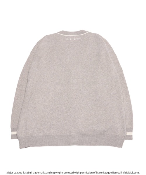 MLB（メジャーリーグベースボール）の「MLB / メジャーリーグベースボール LULU & ARNIE 別注 刺繍ロゴ ニット カーディガン（カーディガン/ボレロ・メンズ・グレー系その他2/その他1/グリーン系その他/ブルー系その他/グレー系その他/ブラック系その他2/ブラック系その他3/ブラック系その他・FREE）」の18枚目の写真