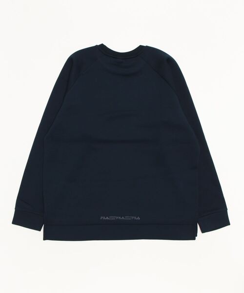 FILA（フィラ）の「フィラ FILA テックスウェットクルーネック（スウェット・メンズ・ネイビー/ライトグレー・LL/3L/S/M/L）」の5枚目の写真