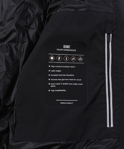 MEN'S BIGI(メンズビギ)の「【DUNO】ナイロンタフタストレッチダウンブルゾン(ダウンジャケット/コート・メンズ・ブラック・02/03)」の22枚目の写真