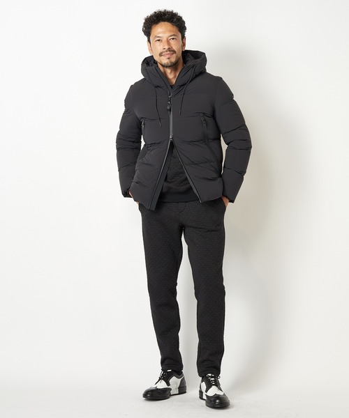 MEN'S BIGI(メンズビギ)の「【DUNO】ナイロンタフタストレッチダウンブルゾン(ダウンジャケット/コート・メンズ・ブラック・02/03)」の5枚目の写真