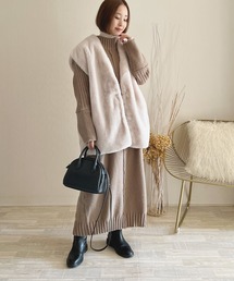 toucher du brise | 【陽コラボ】 ニットワンピース(ワンピース)