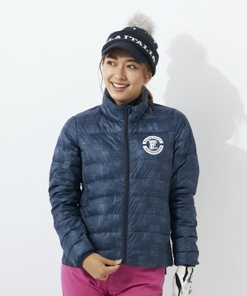 FILA GOLF(フィラゴルフ )の「【FILA GOLF:フィラゴルフ】レディースジャケット ジップアップブルゾン ゴルフ(ブルゾン・レディース・グレー/イエロー/ネイビー/ピンク/グリーン・SMALL/MEDIUM/LARGE/X-LARGE)」の1枚目の写真