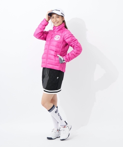 FILA GOLF(フィラゴルフ )の「【FILA GOLF:フィラゴルフ】レディースジャケット ジップアップブルゾン ゴルフ(ブルゾン・レディース・グレー/イエロー/ネイビー/ピンク/グリーン・SMALL/MEDIUM/LARGE/X-LARGE)」の11枚目の写真