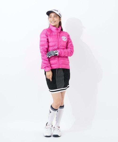 FILA GOLF(フィラゴルフ )の「【FILA GOLF:フィラゴルフ】レディースジャケット ジップアップブルゾン ゴルフ(ブルゾン・レディース・グレー/イエロー/ネイビー/ピンク/グリーン・SMALL/MEDIUM/LARGE/X-LARGE)」の12枚目の写真
