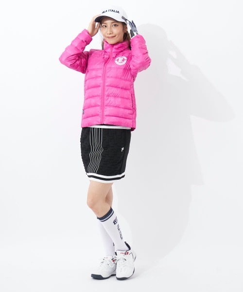 FILA GOLF(フィラゴルフ )の「【FILA GOLF:フィラゴルフ】レディースジャケット ジップアップブルゾン ゴルフ(ブルゾン・レディース・グレー/イエロー/ネイビー/ピンク/グリーン・SMALL/MEDIUM/LARGE/X-LARGE)」の13枚目の写真