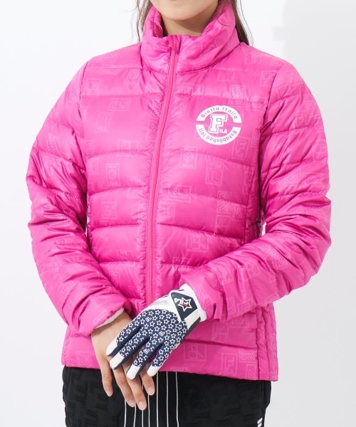 FILA GOLF(フィラゴルフ )の「【FILA GOLF:フィラゴルフ】レディースジャケット ジップアップブルゾン ゴルフ(ブルゾン・レディース・グレー/イエロー/ネイビー/ピンク/グリーン・SMALL/MEDIUM/LARGE/X-LARGE)」の15枚目の写真