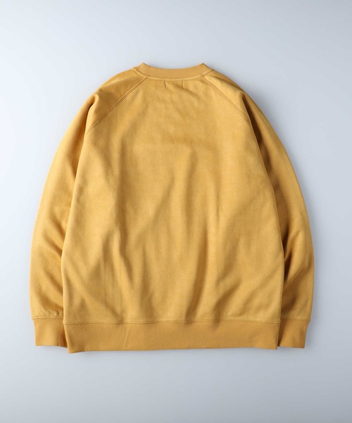 BACK NUMBER（バックナンバー）の「【BACK NUMBER】ポリスウェードクルースウェット（スウェット・メンズ・イエロー/ブラック/オフホワイト/ブルー・M/L/XL/S）」の5枚目の写真