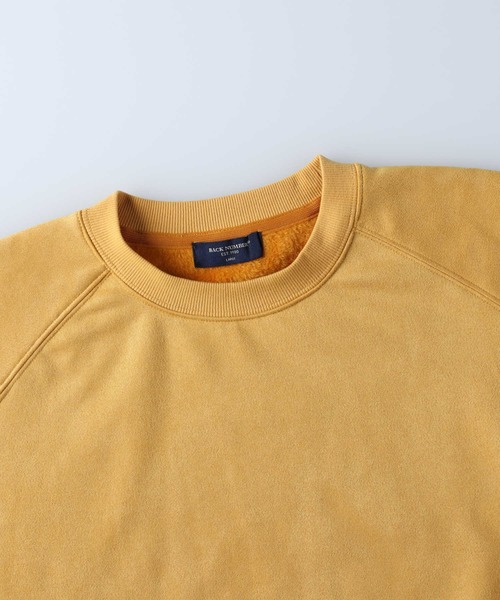 BACK NUMBER（バックナンバー）の「【BACK NUMBER】ポリスウェードクルースウェット（スウェット・メンズ・イエロー/ブラック/オフホワイト/ブルー・M/L/XL/S）」の6枚目の写真