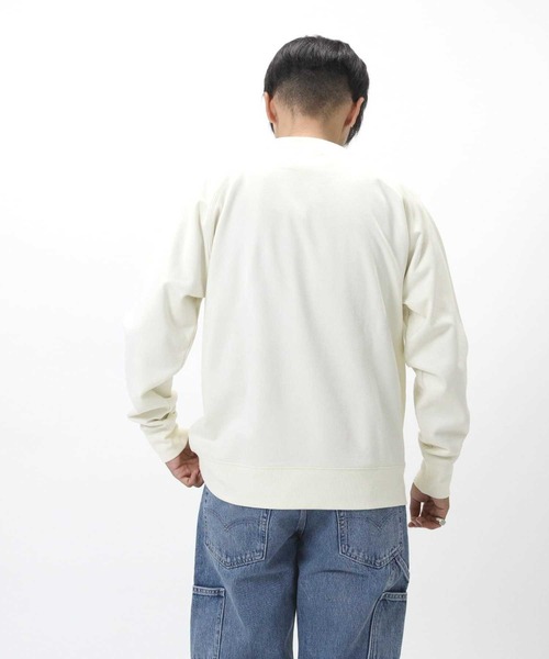 BACK NUMBER（バックナンバー）の「【BACK NUMBER】ポリスウェードクルースウェット（スウェット・メンズ・イエロー/ブラック/オフホワイト/ブルー・M/L/XL/S）」の11枚目の写真