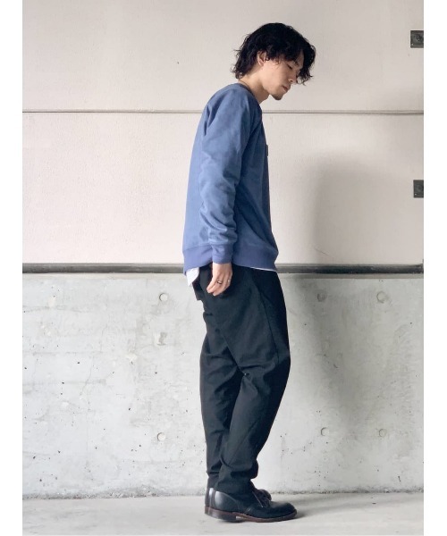 BACK NUMBER（バックナンバー）の「【BACK NUMBER】ポリスウェードクルースウェット（スウェット・メンズ・イエロー/ブラック/オフホワイト/ブルー・M/L/XL/S）」の13枚目の写真