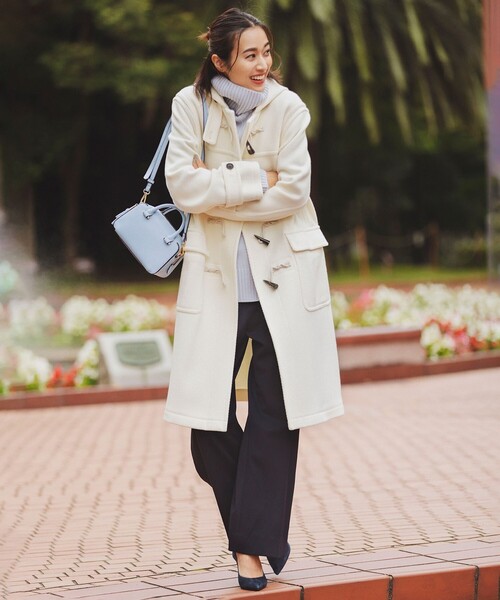 セール】ヘリンボーン ダッフルコート（ダッフルコート）｜23区