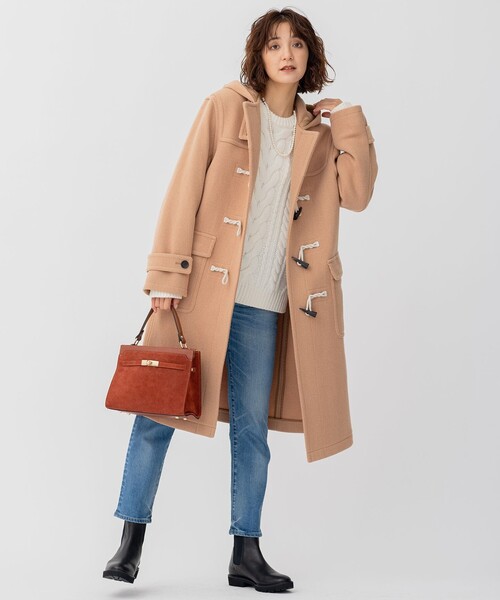 セール】ヘリンボーン ダッフルコート（ダッフルコート）｜23区