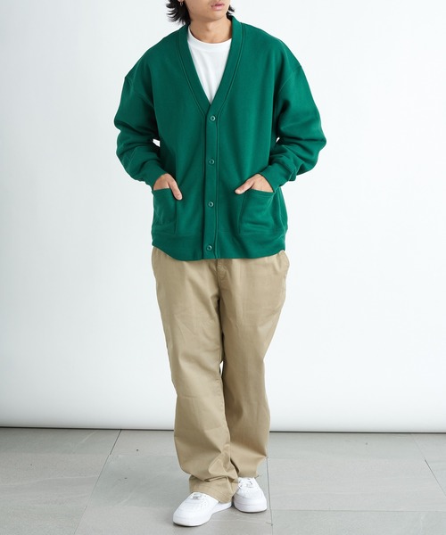 United Athle(ユナイテッドアスレ)の「【United Athle】10オンス T/C ルーズフィットスウェットカーディガン(裏起毛) 5790(カーディガン/ボレロ・メンズ・ブラック/ブラウン/グリーン・M/L/XL)」の6枚目の写真