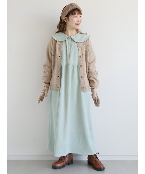 ehka sopo(エヘカソポ)の「ボアヘアバンド(ヘアバンド・レディース・ブラウン/ベージュ・フリ-)」の6枚目の写真