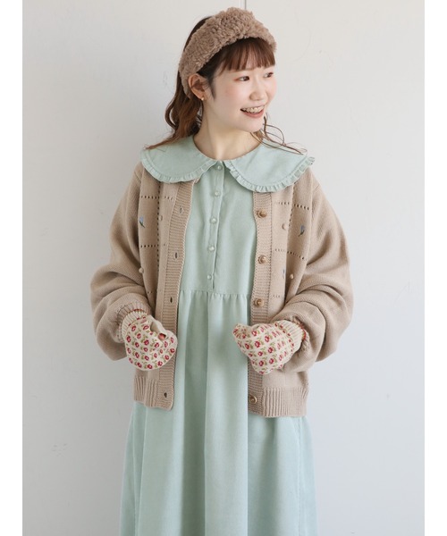 ehka sopo(エヘカソポ)の「ボアヘアバンド(ヘアバンド・レディース・ブラウン/ベージュ・フリ-)」の7枚目の写真