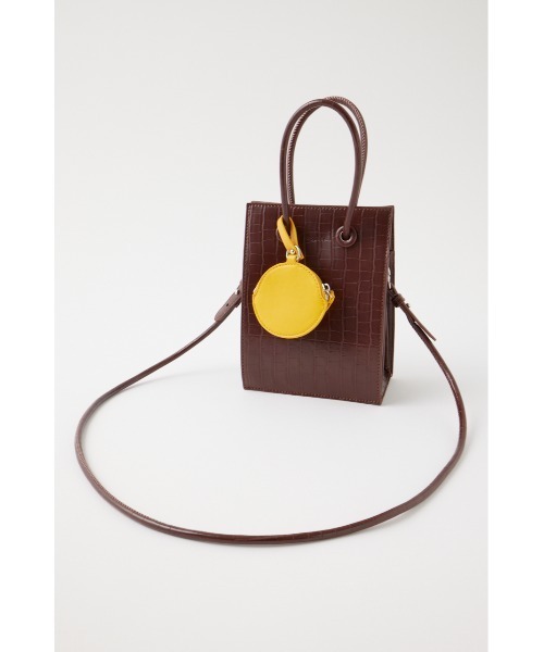 MOUSSY（マウジー）の「THIN STRAP SHOPPER バッグ（ショルダーバッグ・レディース・ブラック/パープル/ブラウン・FREE）」の14枚目の写真