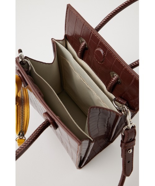 MOUSSY（マウジー）の「THIN STRAP SHOPPER バッグ（ショルダーバッグ・レディース・ブラック/パープル/ブラウン・FREE）」の21枚目の写真