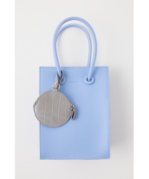 MOUSSY（マウジー）の「THIN STRAP SHOPPER バッグ（ショルダーバッグ・レディース・ブラック/パープル/ブラウン・FREE）」の22枚目の写真