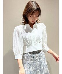 dazzlin | バックリボンショートタックブラウス(シャツ/ブラウス)