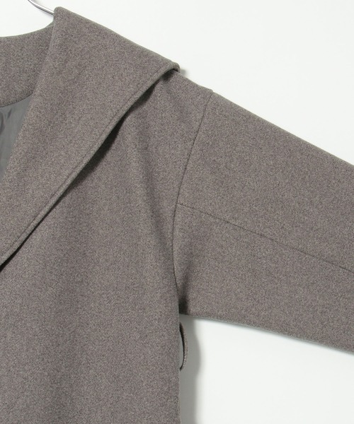 Top Notch トップノッチ　ブラウンレザーコート フード付き　ヴィンテージ notch.（ノッチ）の「バックボックスタックコート（その他