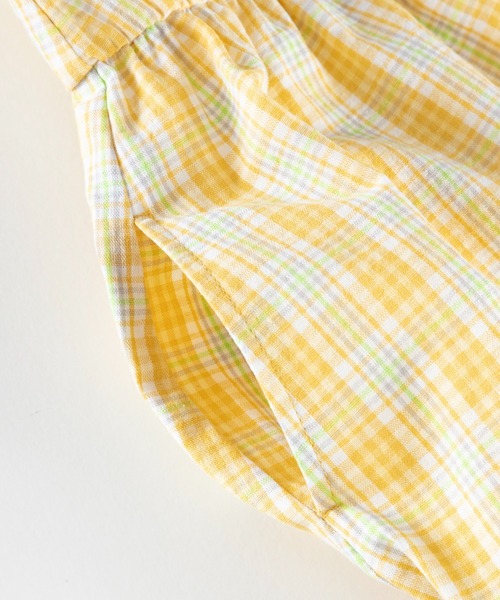 KP（ケーピー）の「先染めチェックの衿付きノースリーブワンピース(140～150)（ワンピース・キッズ・イエロー/ピンク・140cm/150cm）」の11枚目の写真
