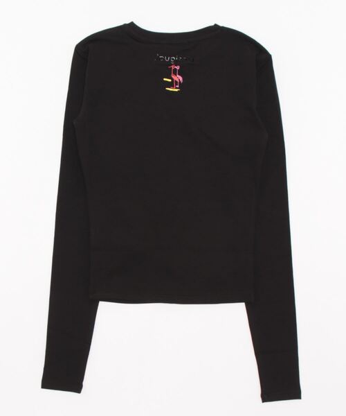 Desigual(デシグアル)の「Javier Mariscal Illustration Crop Tee / ハビエル・マリスカル イラストレーション クロップティー(Tシャツ/カットソー・レディース・ブラック・L/M/S/XL/XS)」の2枚目の写真