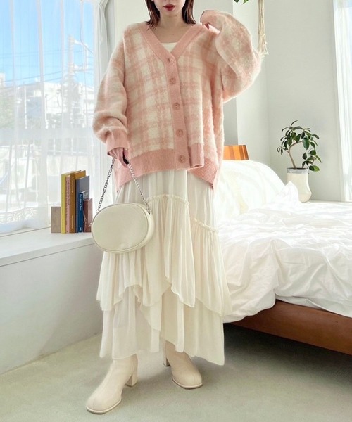 Heather（ヘザー）の「ボリュームフリルスカート　184339（スカート・レディース・ホワイト/ブラック/ブラウン・FREE）」の15枚目の写真