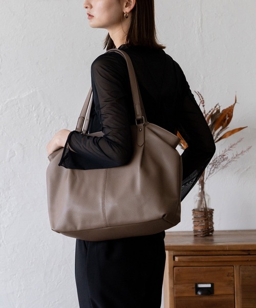 【セール】3ルームサイドタックトートバッグ（トートバッグ）｜VitaFelice（ヴィータフェリーチェ）