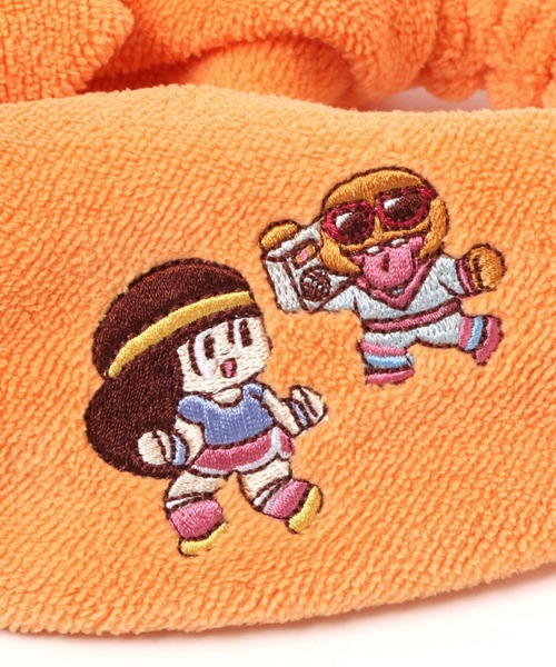 niko and...(ニコアンド)の「【マムアンちゃん】コラボ吸水速乾ヘアバンド(ヘアバンド・レディース・オレンジ/オフホワイト・0)」の6枚目の写真