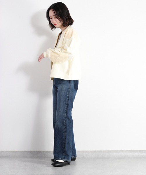 cepo（セポ）の「スナップボタン スウェットカーディガン（カーディガン/ボレロ・レディース・ネイビー/ブラウン/オフホワイト・M）」の11枚目の写真