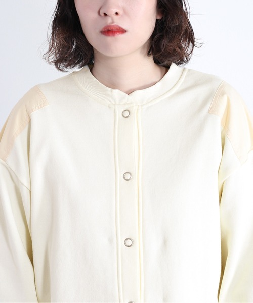 cepo（セポ）の「スナップボタン スウェットカーディガン（カーディガン/ボレロ・レディース・ネイビー/ブラウン/オフホワイト・M）」の13枚目の写真