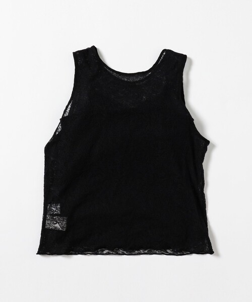 Ray BEAMS（レイビームス）の「RBS / レース レイヤード タンクトップ（Tシャツ/カットソー・レディース・ブラウン系その他3/オフホワイト/ブラック・ONE SIZE）」の13枚目の写真