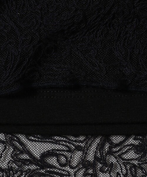 Ray BEAMS（レイビームス）の「RBS / レース レイヤード タンクトップ（Tシャツ/カットソー・レディース・ブラウン系その他3/オフホワイト/ブラック・ONE SIZE）」の16枚目の写真