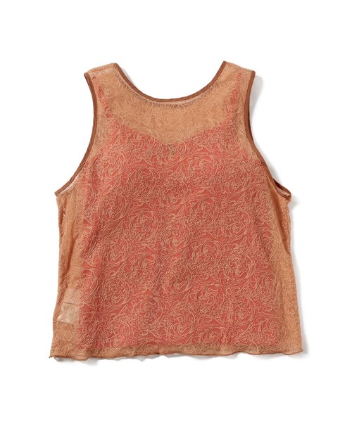 Ray BEAMS（レイビームス）の「RBS / レース レイヤード タンクトップ（Tシャツ/カットソー・レディース・ブラウン系その他3/オフホワイト/ブラック・ONE SIZE）」の17枚目の写真