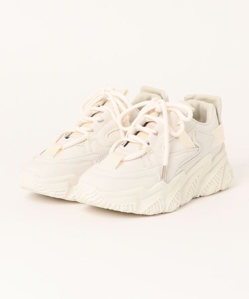 clear（クリア）の「ダッドスニーカー（スニーカー・レディース・オフホワイト/ブラック/アイボリー・24.0cm/23.5cm/23.0cm/24.5㎝/24.5cm/25.0cm）」の3枚目の写真