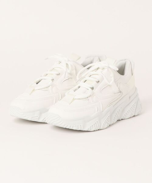 clear（クリア）の「ダッドスニーカー（スニーカー・レディース・オフホワイト/ブラック/アイボリー・24.0cm/23.5cm/23.0cm/24.5㎝/24.5cm/25.0cm）」の7枚目の写真