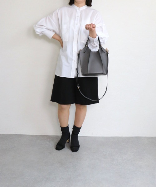 MIAN (ミアン)の「パネル切り替え2wayトートバッグ(トートバッグ・レディース・ベージュ/チャコールグレー/レッド/イエロー・FREE)」の15枚目の写真