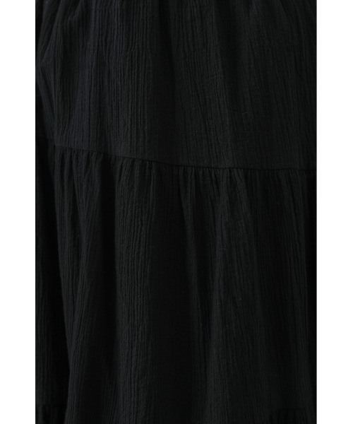 RODEO CROWNS WIDE BOWL（ロデオクラウンズワイドボウル）の「コットンボイルランダムティアードスカート（スカート・レディース・ホワイト/ブラック・FREE）」の8枚目の写真