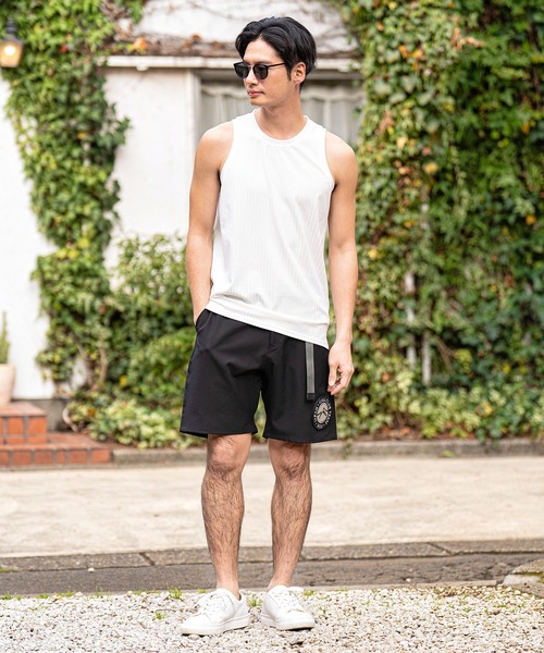 CALL&RESPONSE（コールアンドレスポンス）の「mta492-トタンリブ-タンクトップ（タンクトップ・メンズ・ブラック/ミント/ホワイト/グレイッシュベージュ/イエロー・4/2）」の12枚目の写真