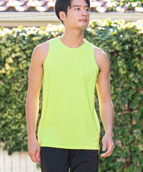 CALL&RESPONSE（コールアンドレスポンス）の「mta492-トタンリブ-タンクトップ（タンクトップ・メンズ・ブラック/ミント/ホワイト/グレイッシュベージュ/イエロー・4/2）」の16枚目の写真